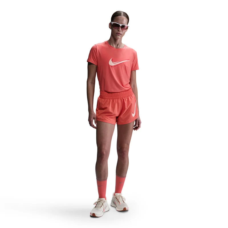 Swoosh Laufshorts Damen-Berry