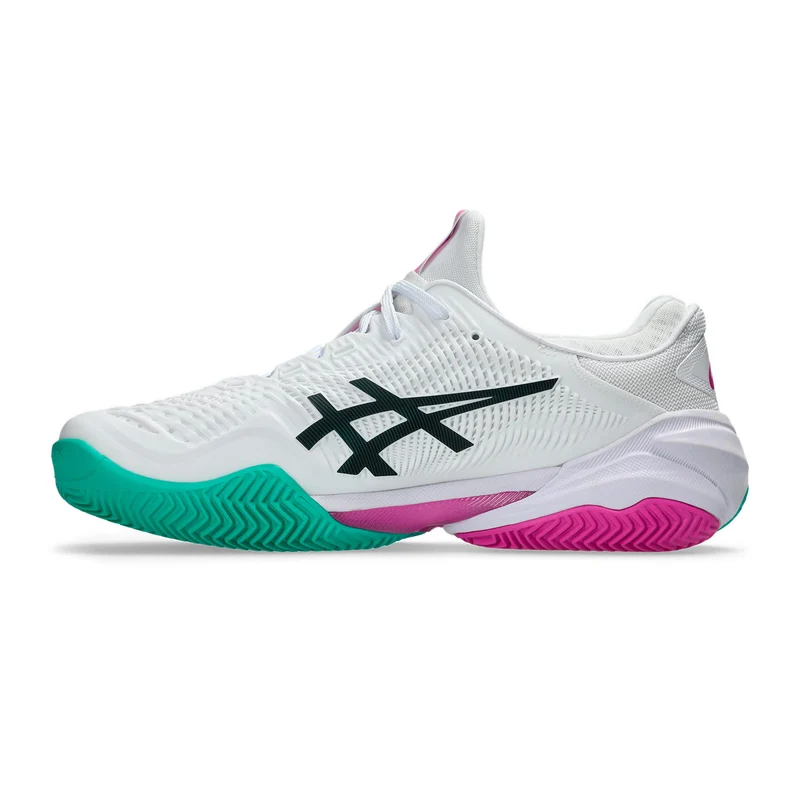 Court FF 3 Sandplatzschuh Herren - weiß, pink