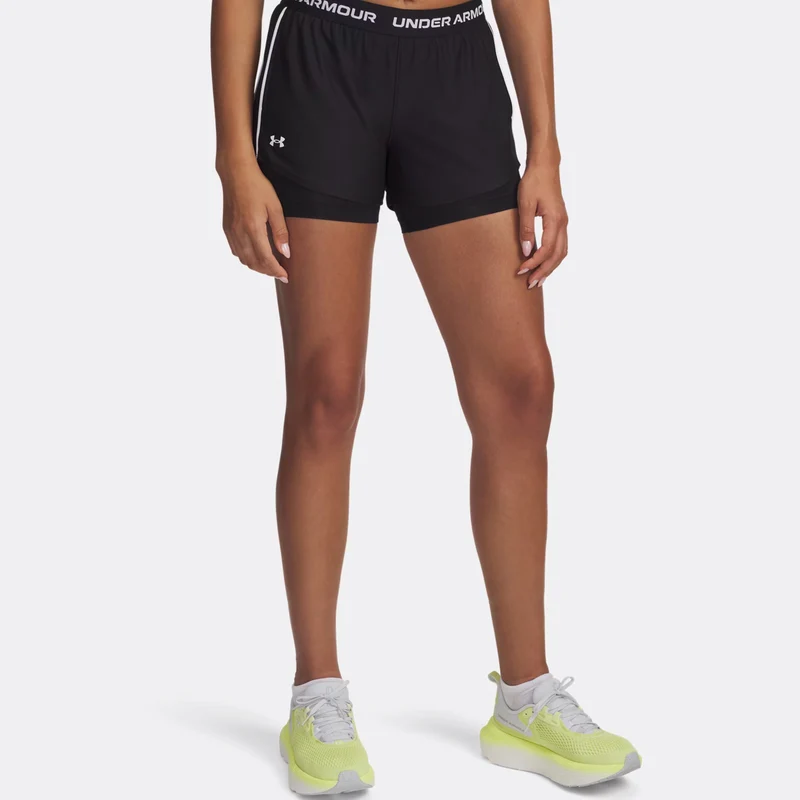Tech Play Up 2in1 Ballshorts Damen-Schwarz