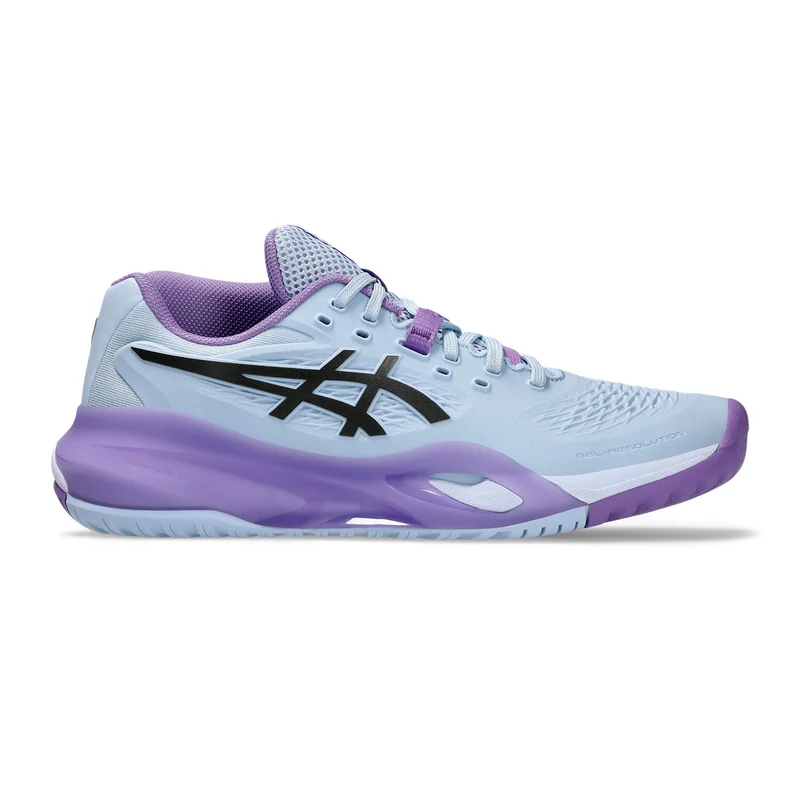 Gel-Resolution X Night Energy Allcourtschuh Damen - hellblau, flieder