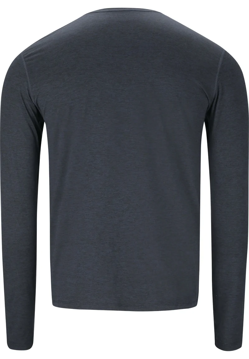 ENDURANCE Abdon M Melange L/S Langarmshirt Black