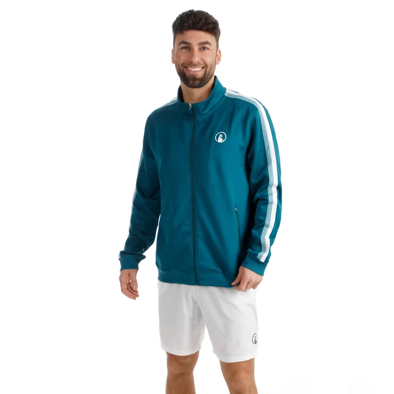 Create Stripes Trainingsjacke Herren-Petrol,Mehrfarbig