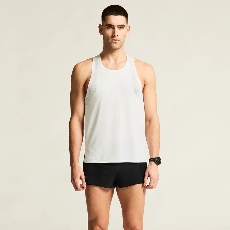 Race Day Laufshirt Herren - weiß