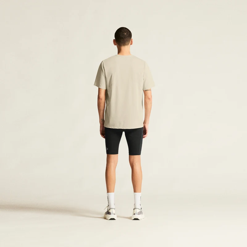 Race Day Lauftight Herren - schwarz, schwarz
