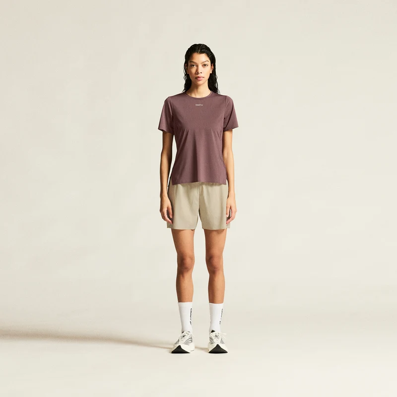 Pro Trail Laufshirt Damen - mauve