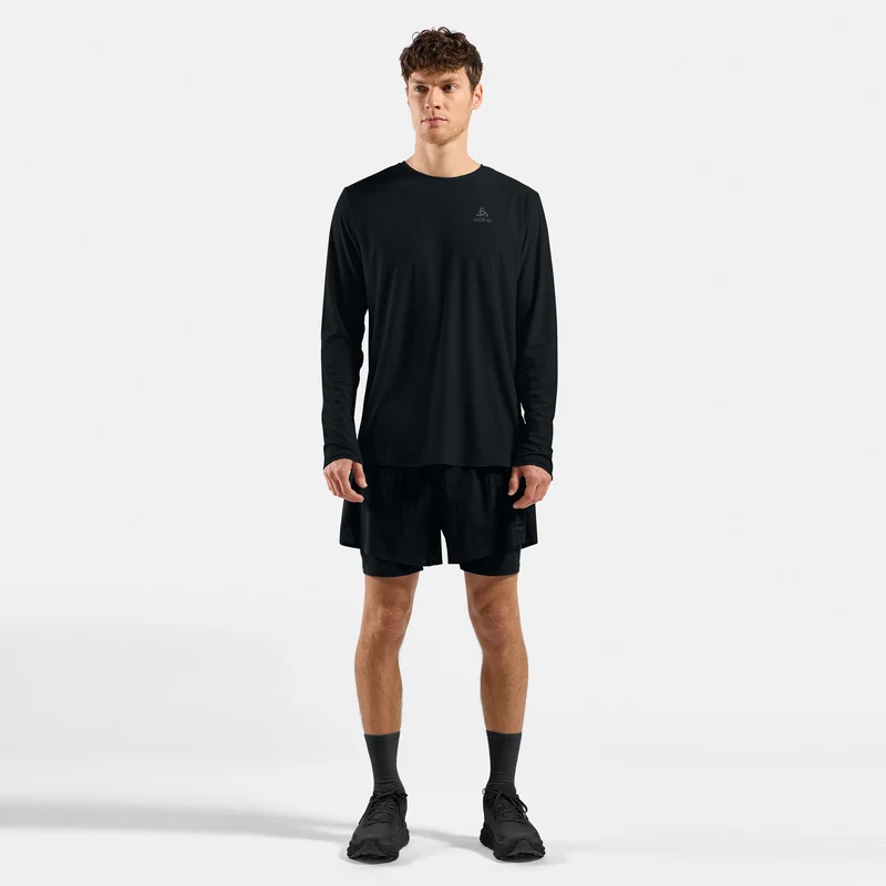 Zeroweight Chill-Tec Laufshirt Herren - schwarz