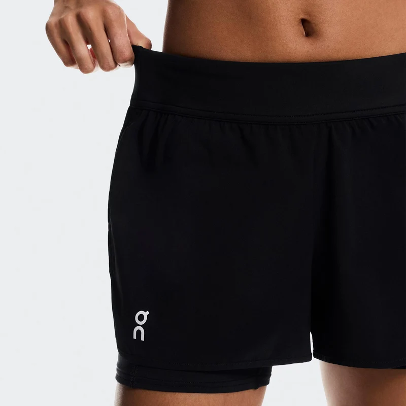 3" Court Shorts 2-in-1 Shorts Damen - schwarz