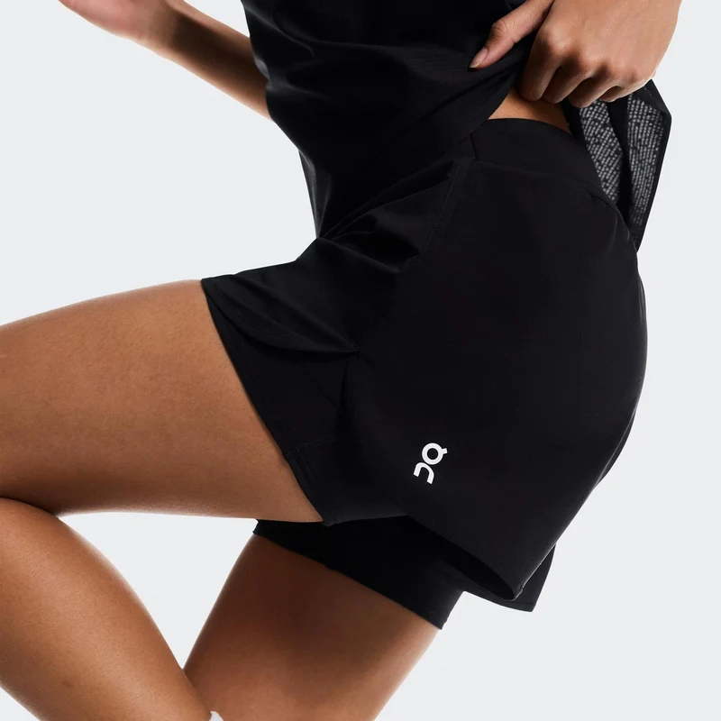 3" Court Shorts 2-in-1 Shorts Damen - schwarz