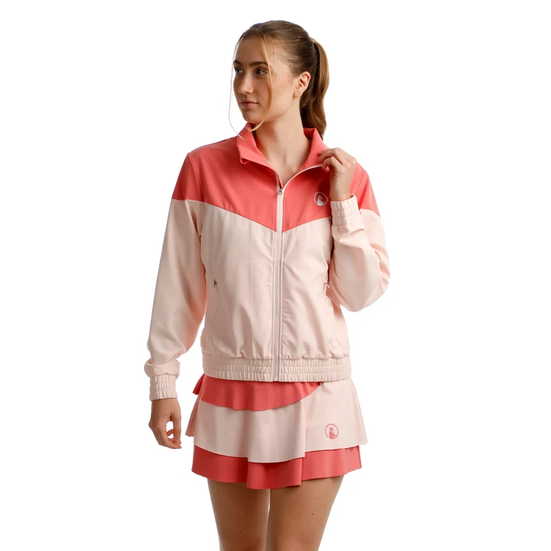 Endlessly Chip Trainingsjacke Damen-Rosa,Koralle