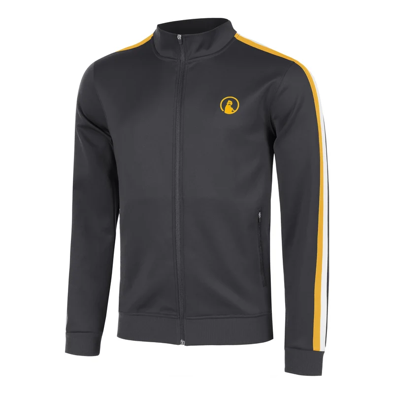 Endlessly Stripes Trainingsjacke Herren-Anthrazit,Orange