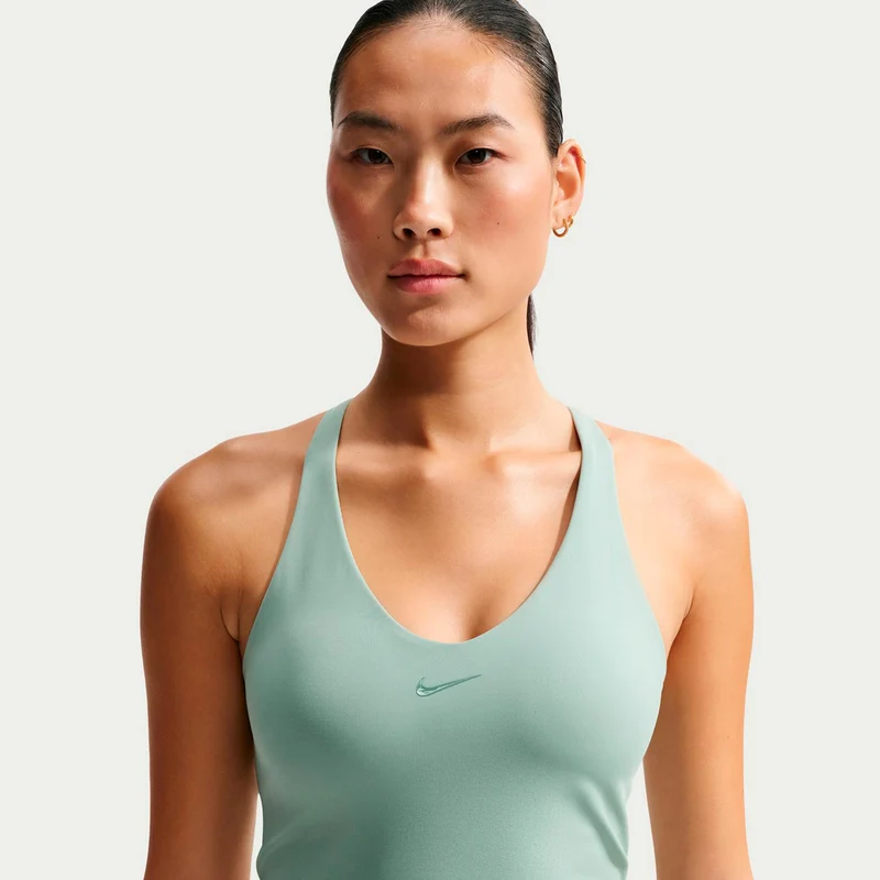 Dri-Fit Medium Support Tank-Top Damen - graugrün, grün