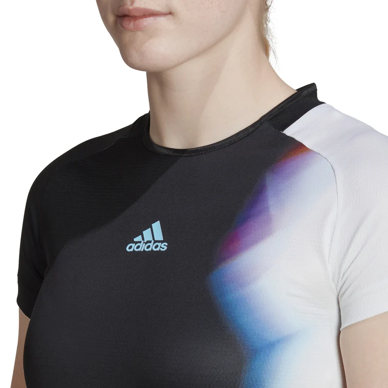 World Cup T-Shirt Damen-Schwarz,Weiß